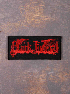 Black Funeral Logo Patch