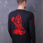 Absu – Barathrum: V.I.T.R.I.O.L. Baphomet Red (FOTL) Long Sleeve Black