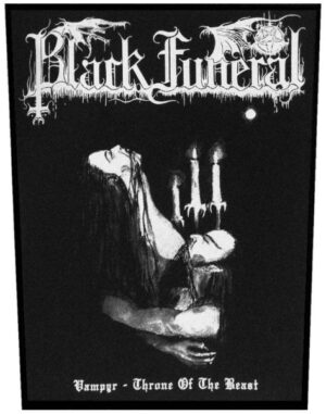 Black Funeral – Vampyr – Throne Of The Beast Back Patch