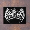 Hades White Logo Printed Patch