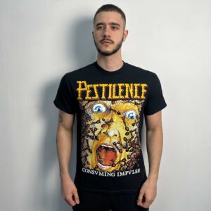 Pestilence – Consuming Impulse (Gildan) Black T-Shirt