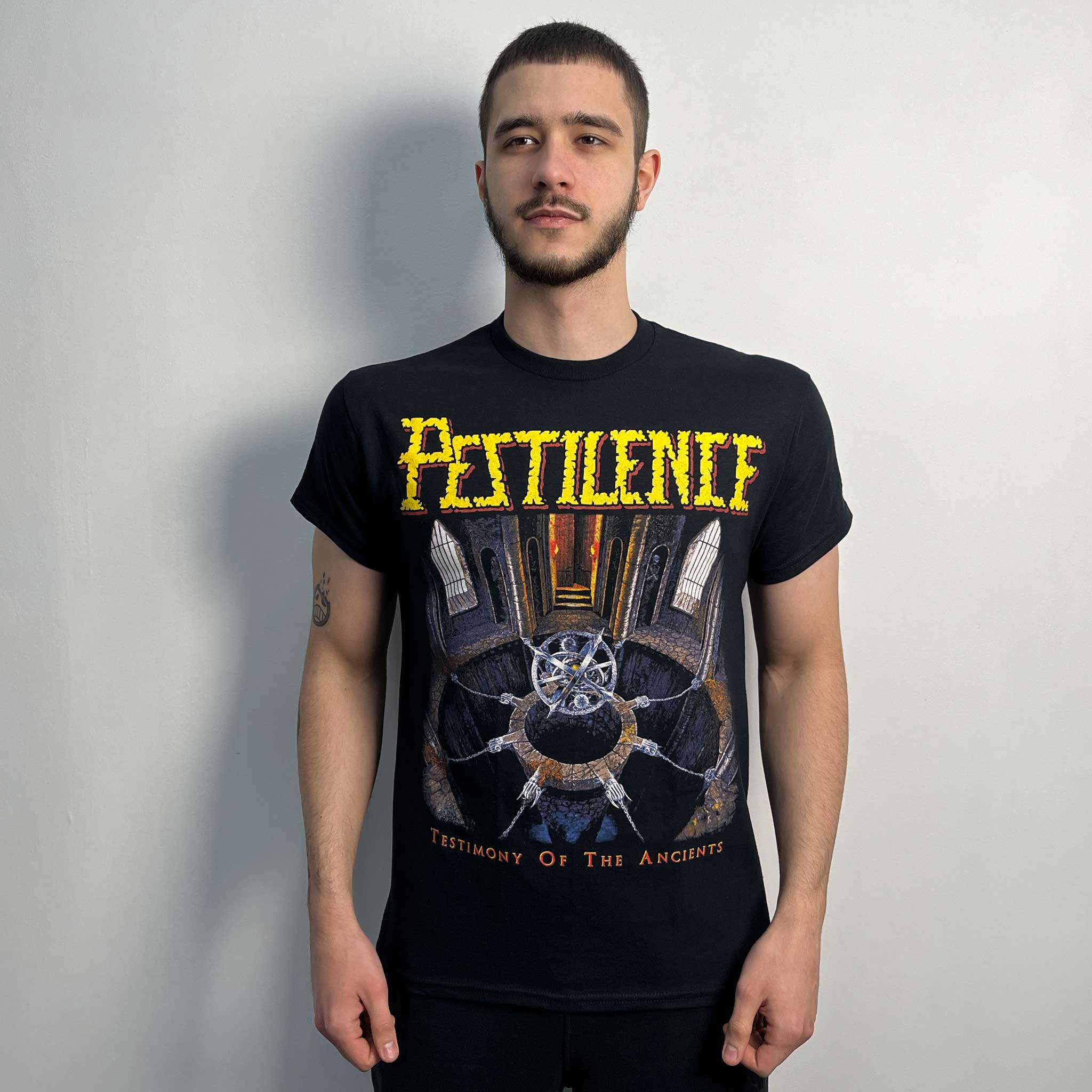 Pestilence - Testimony Of The Ancients (Gildan) Black T-Shirt