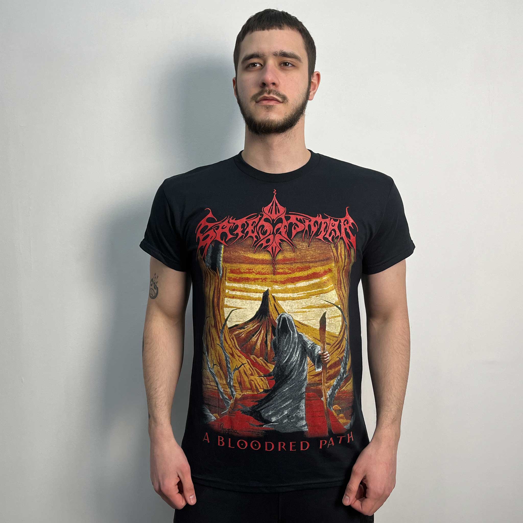 Gates Of Ishtar - A Bloodred Path (Gildan) Black T-Shirt